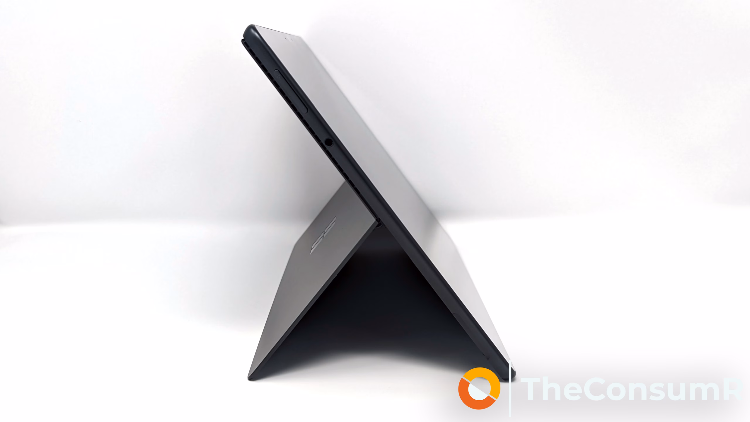 Microsoft Surface Pro 8 - Kickstand Extended Standing Up- Face Up