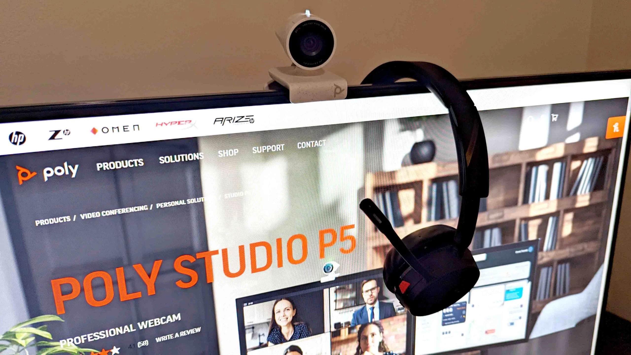 Poly Studio P5 Webcam and Voyager 4220 UC headset review 