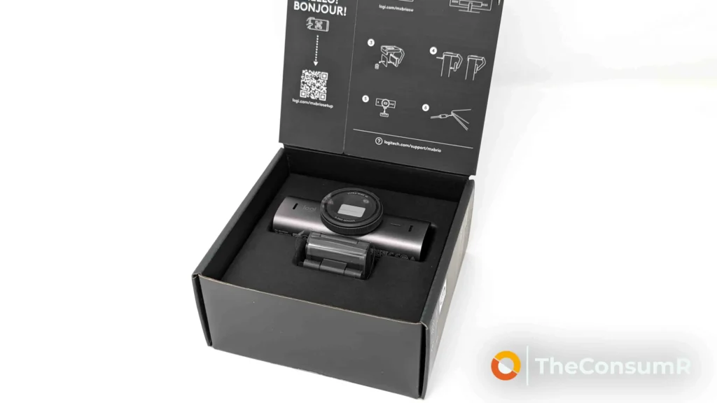 Logitech MX Brio Packaging Inside of Box