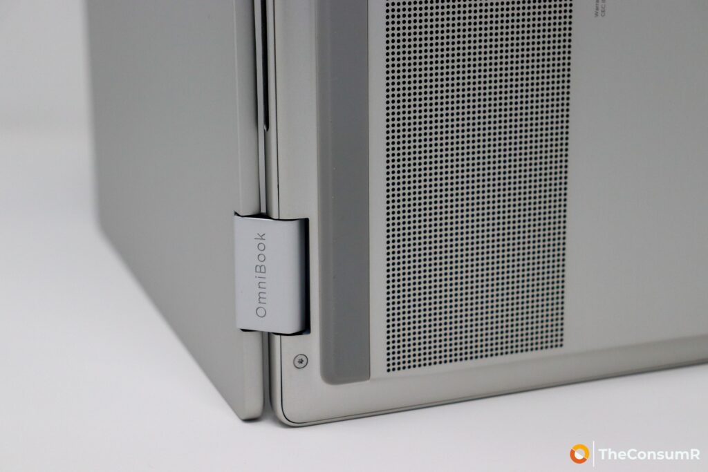 HP OmniBook X Flip 14 Hinges and Underneath Vents