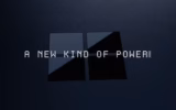Microsoft Surface Laptop Ultra is coming, portable powerhouse with NVIDIA Blackwell RTX GPU 3 A NEW KIND OF POWER displayed over a dark surface with a reflective Microsoft logo