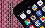 Smartphone screen displaying mobile app icons including Instagram, Facebook, Calendar, and Google Maps in article about stop online tracking
